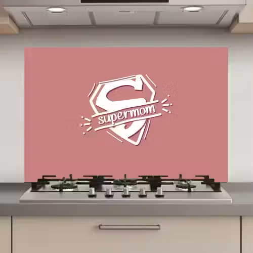 Spreuken - Supermom - Moeder - Quotes keuken achterwand spatscherm klein -3d_website
