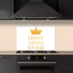 Quotes - Best mom ever - Spreuken - Mama keuken achterwand spatscherm klein -sfeer1