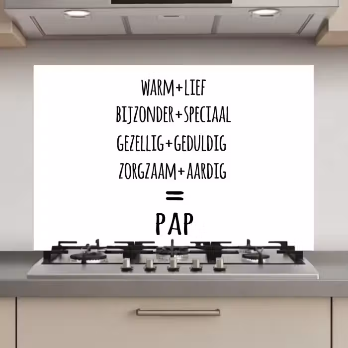 Quotes - Pap definitie - Spreuken - Vader keuken achterwand spatscherm klein -3d_website