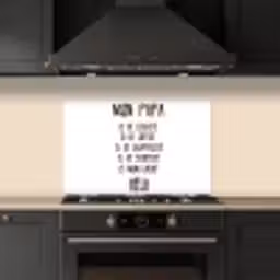 Quotes - Papa is mijn grote held - Spreuken - Papa keuken achterwand spatscherm klein -sfeer1