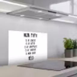 Quotes - Papa is mijn grote held - Spreuken - Papa keuken achterwand spatscherm klein -3d_schuin