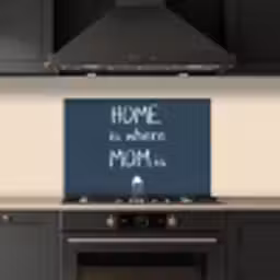 Quotes - Home is where mom is - Spreuken - Moeder keuken achterwand spatscherm klein -sfeer1