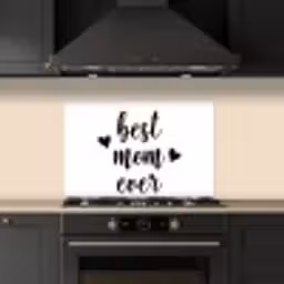 Quotes - Moederdag - Cadeau keuken achterwand spatscherm klein -sfeer1