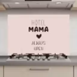 Quotes - Spreuken - Hotel mama always open - Mama keuken achterwand spatscherm klein -3d_website