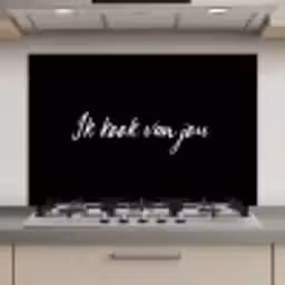 Quotes - Spreuken - Ik kook van jou - Liefde - Partner keuken achterwand spatscherm klein -3d_website