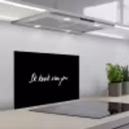 Quotes - Spreuken - Ik kook van jou - Liefde - Partner keuken achterwand spatscherm klein -3d_schuin