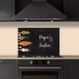 Quotes - Spreuken - Keuken - Papa's keuken - Papa keuken achterwand spatscherm klein -sfeer1