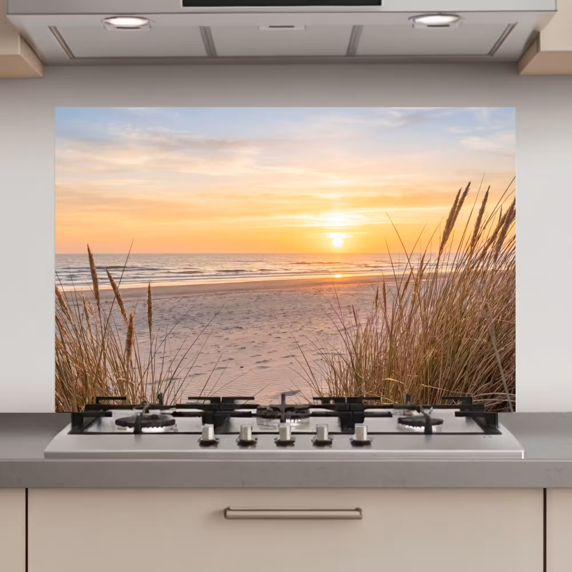 Kitchen Splashback - Sunset - Dunes - Sea