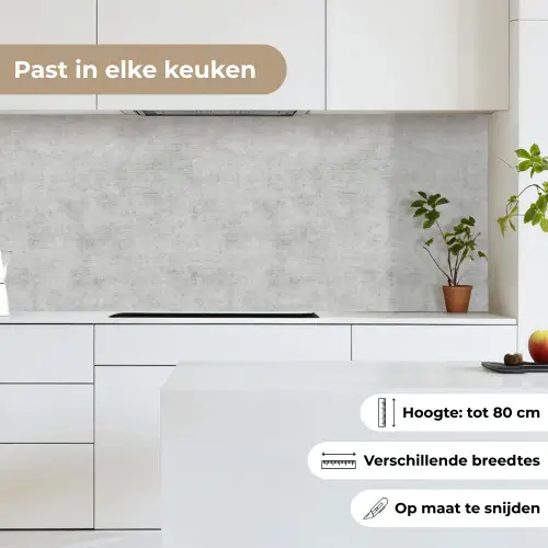 Beton - Grijs - Industrieel - Patroon keuken achterwand 2 middel 871 -sfeer4_NL