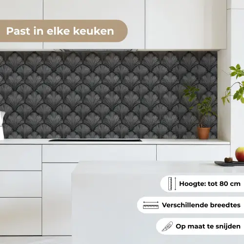 Waaier - Motief - Grijs keuken achterwand 2 middel 871 -sfeer4_NL
