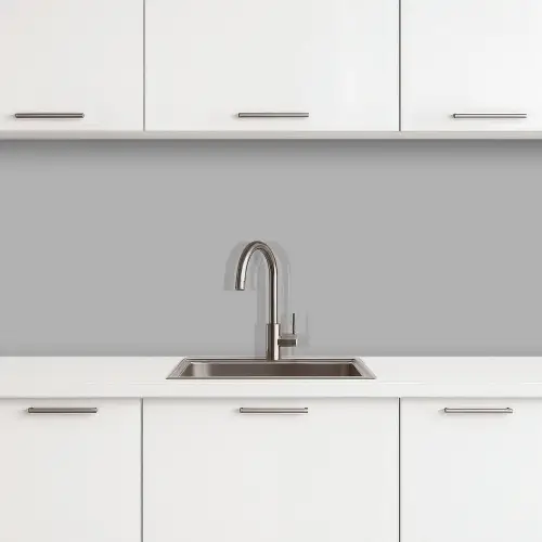 Grijs - Effen print keuken achterwand 2 middel 871 -3d