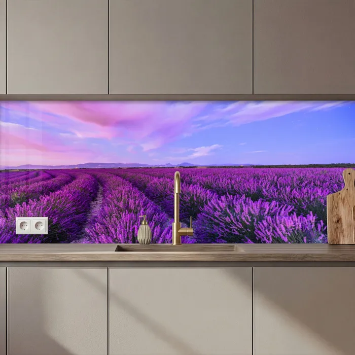 Lavendel - Paars - Bloemen - Natuur keuken achterwand 2 middel zz_3dshopping