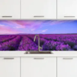 Lavendel - Paars - Bloemen - Natuur keuken achterwand 2 middel -3d