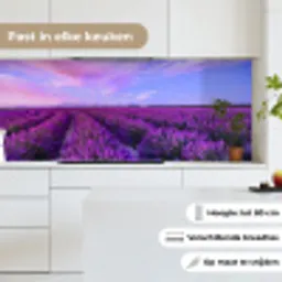 Lavendel - Paars - Bloemen - Natuur keuken achterwand 2 middel -sfeer4_NL