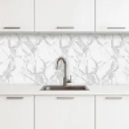Marmer - Zuiver - Grijs - Aders keuken achterwand 2 middel 871 -3d
