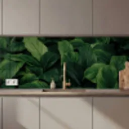 Natuur - Tropisch - Bladeren - Groen keuken achterwand 2 middel zz_3dshopping
