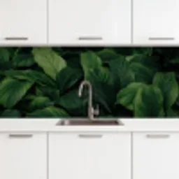 Natuur - Tropisch - Bladeren - Groen keuken achterwand 2 middel -3d