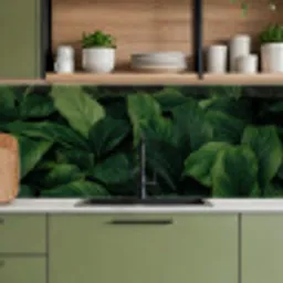 Natuur - Tropisch - Bladeren - Groen keuken achterwand 2 middel -sfeer3