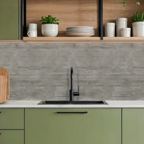 Patroon - Beton - Grijs keuken achterwand 2 middel 871 -sfeer3