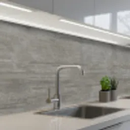 Patroon - Beton - Grijs keuken achterwand 2 middel 871 -3d_schuin