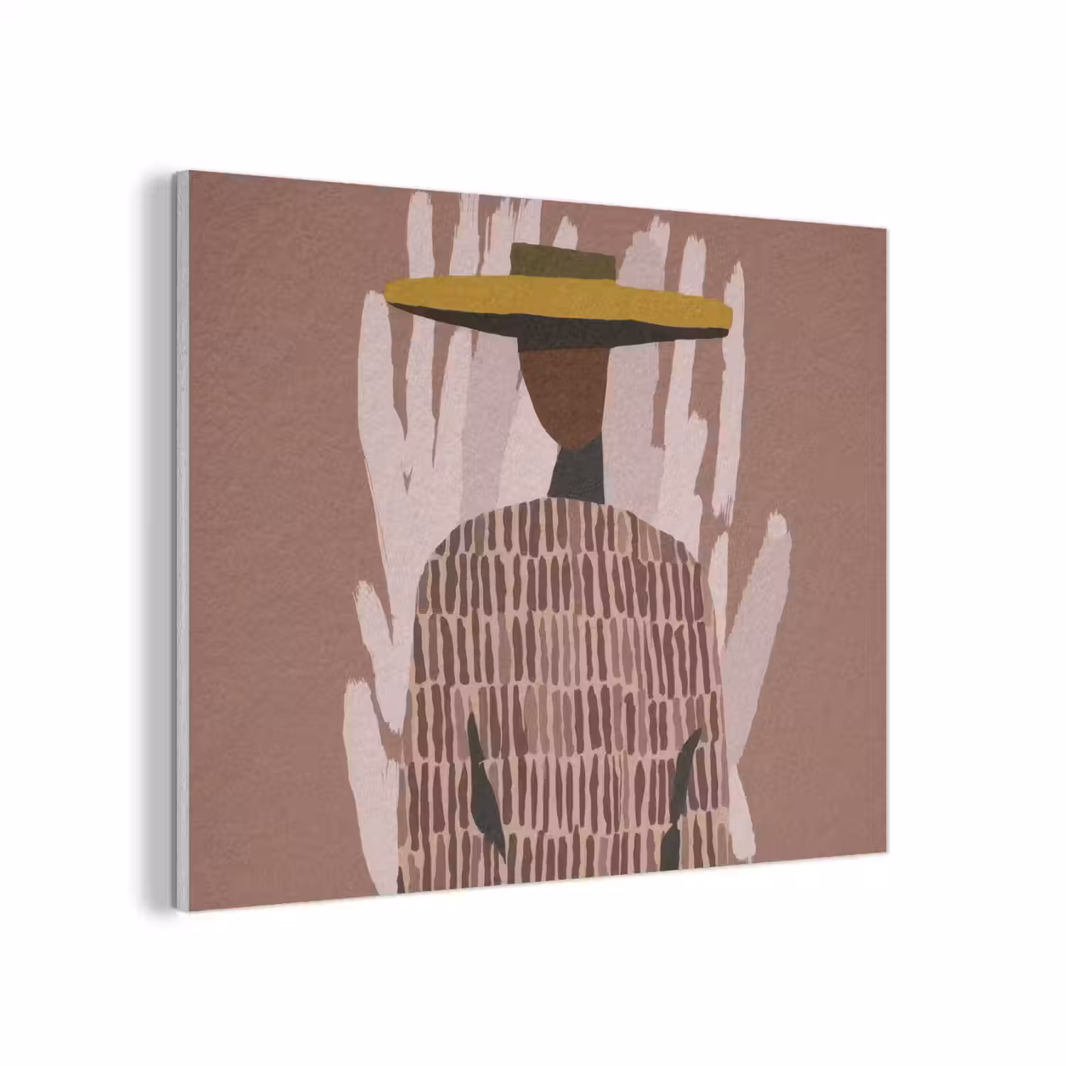 Abstract - Figuur - Illustratie - Hoed PET vilt klein -3d