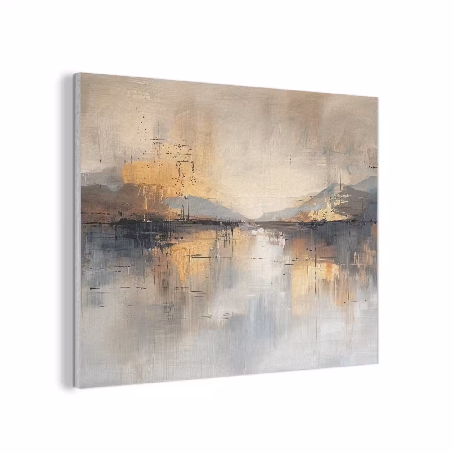 Abstract - Modern - Beige - Aesthetic - Goud PET vilt klein -3d