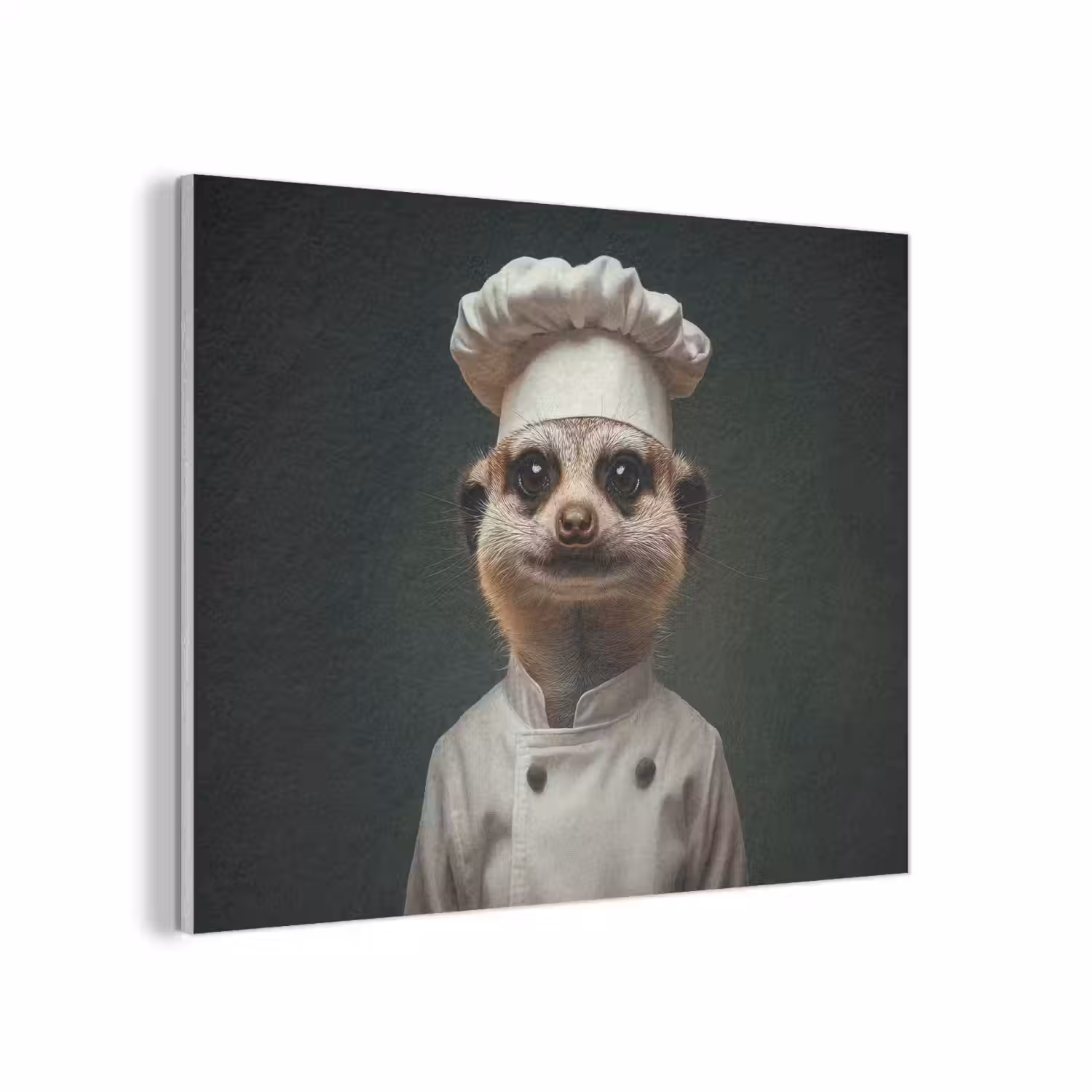 Dier - Kok - Stokstaartje PET vilt klein -3d