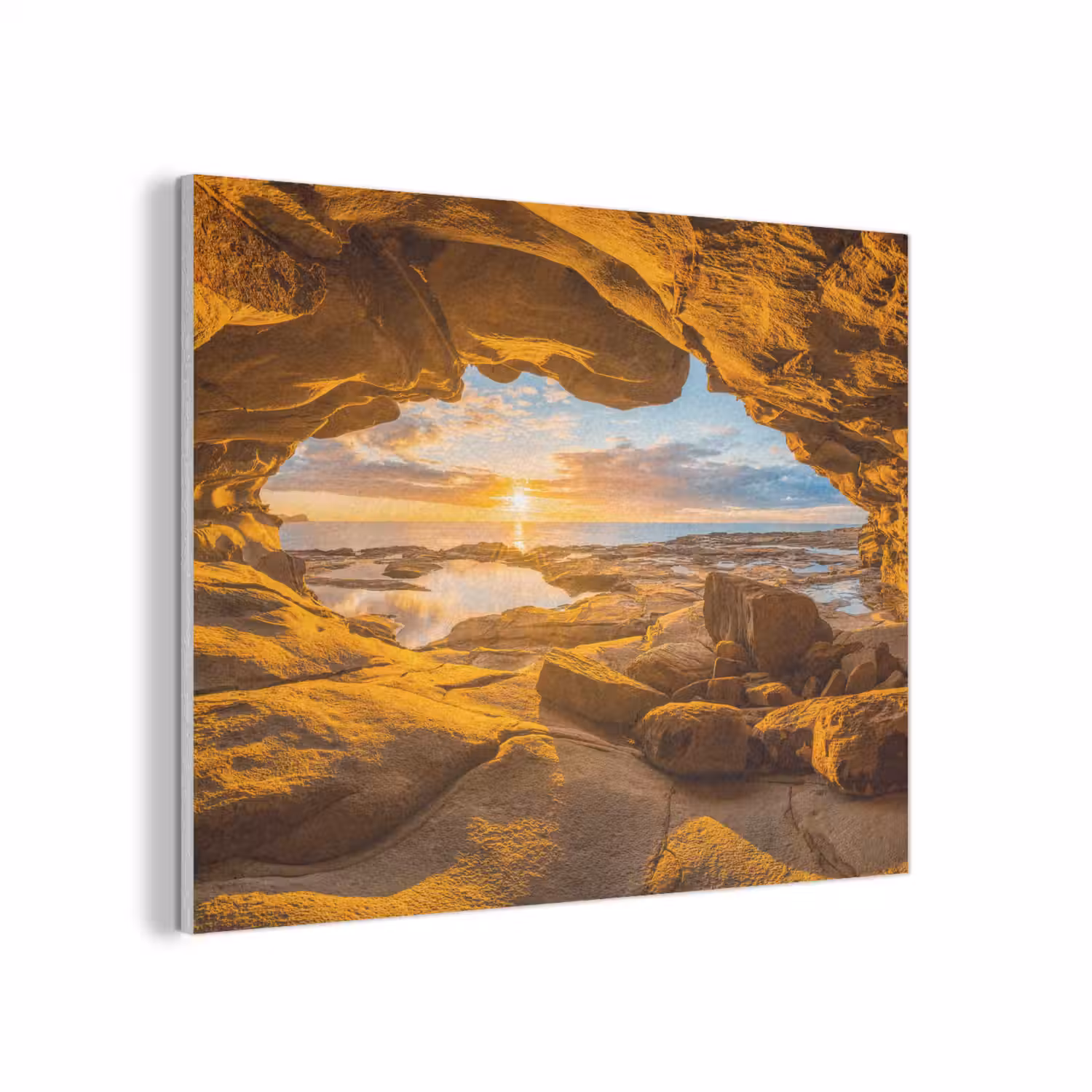 Grot - Zee - Horizon - Zonsondergang PET vilt klein -3d