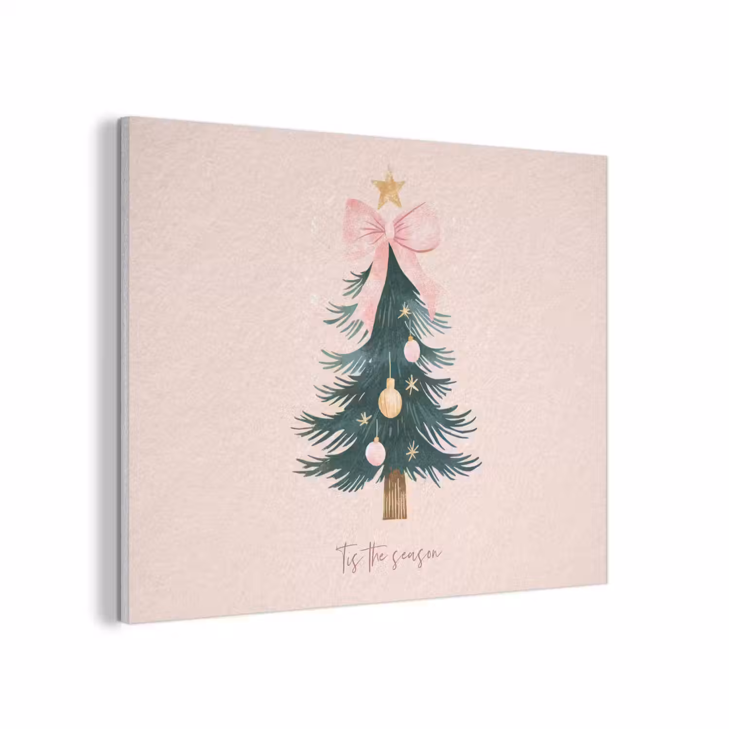 Christmas Season - Kerst - Kerstboom - Roze PET vilt klein -3d
