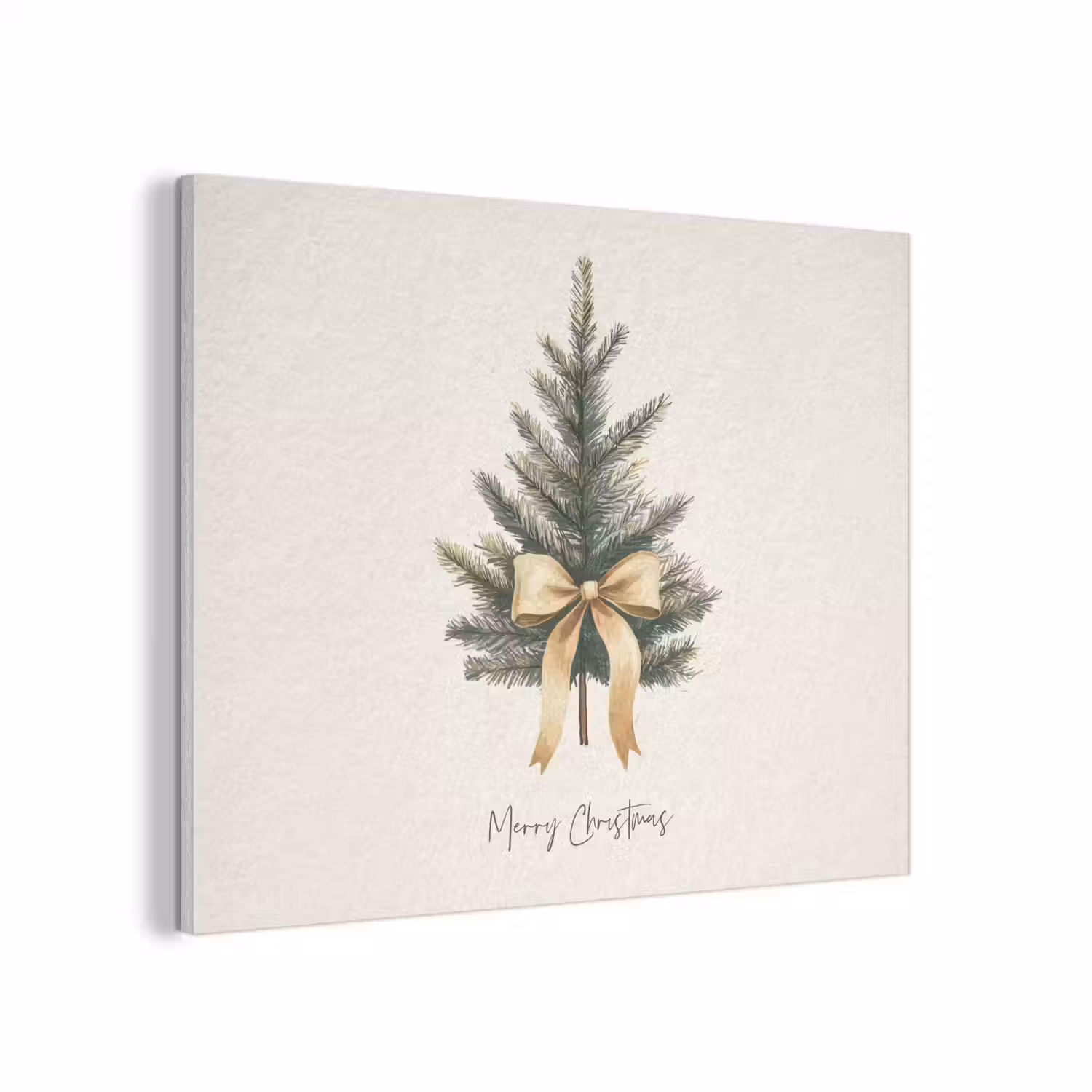 Kerstboom - Kerst - Merry Christmas - Beige PET vilt klein -3d