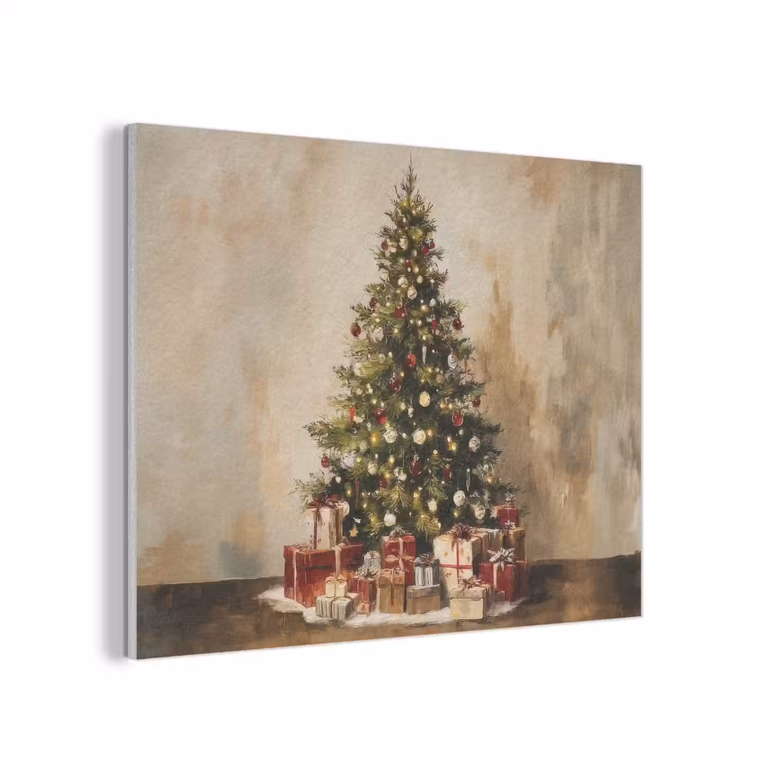 Kerstboom - Versierd - Kleurrijk PET vilt klein -3d