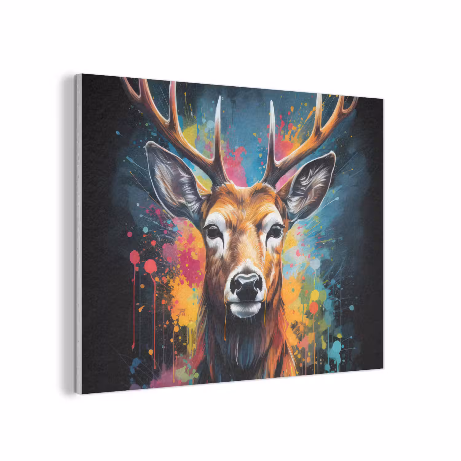 Hert - Graffiti - Dieren - Kleuren PET vilt klein -3d
