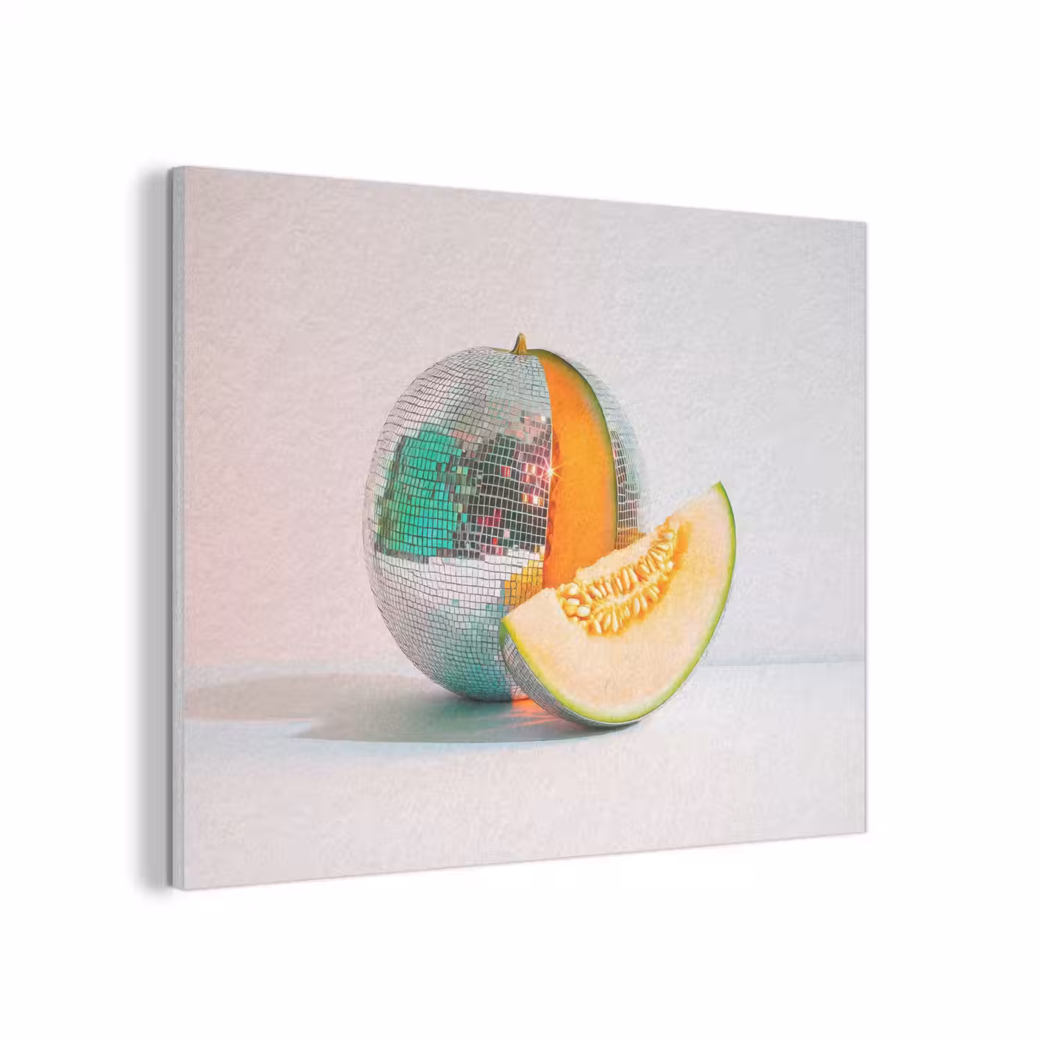 Disco - Discobal - Meloen - Pastel PET vilt klein -3d