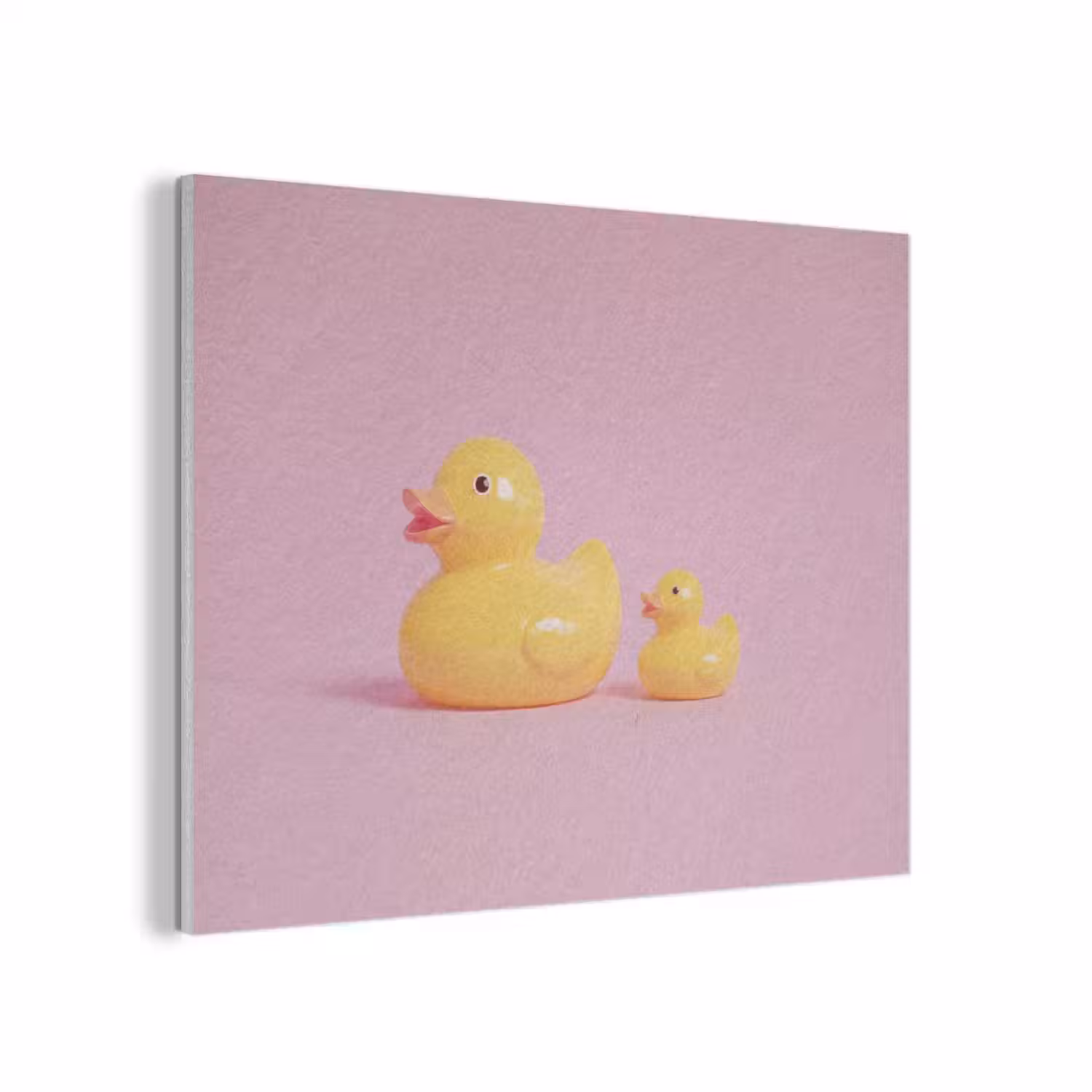 Eendjes - Vrolijk - Roze PET vilt klein -3d