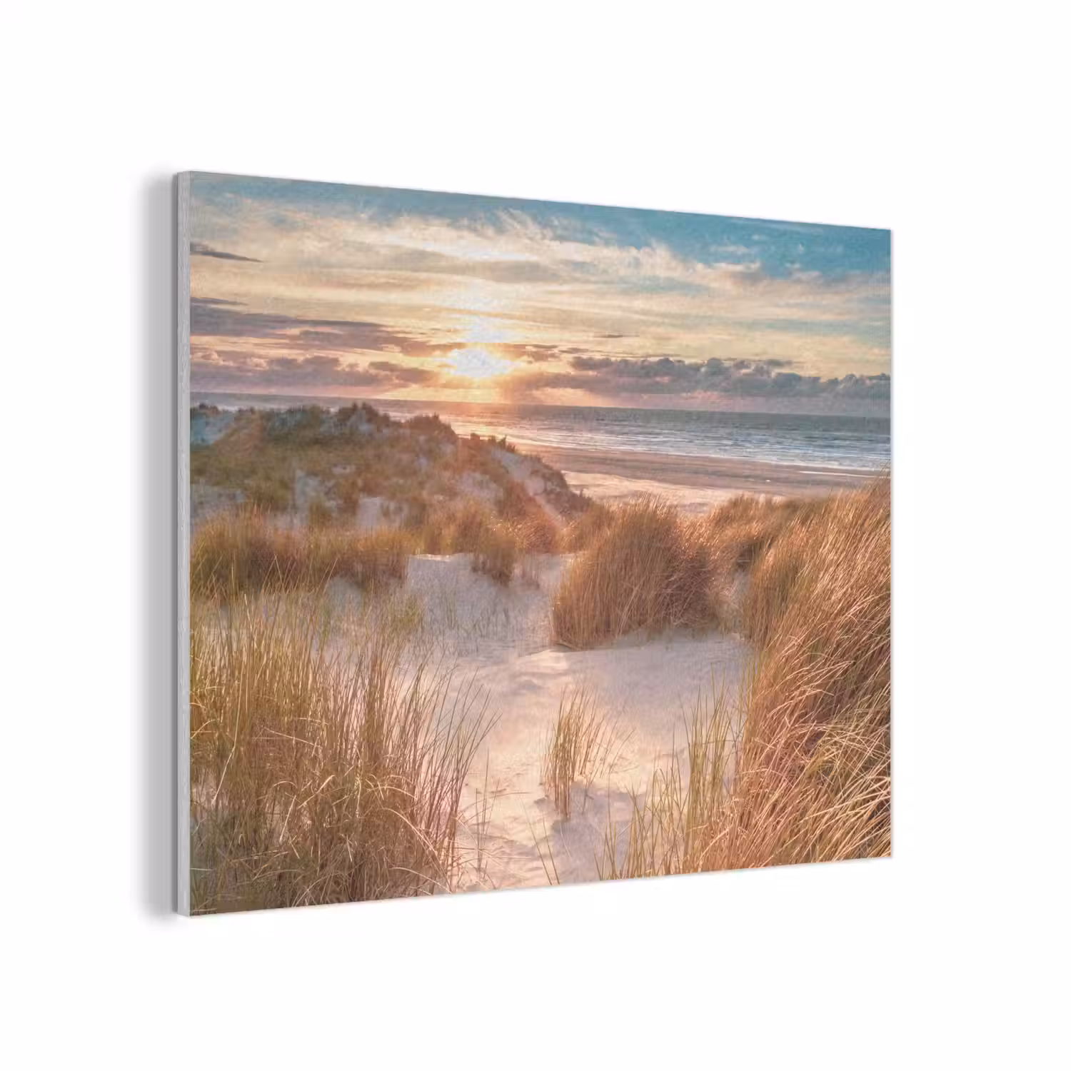 Duin - Planten - Zonsondergang - Strand - Zee PET vilt klein -3d