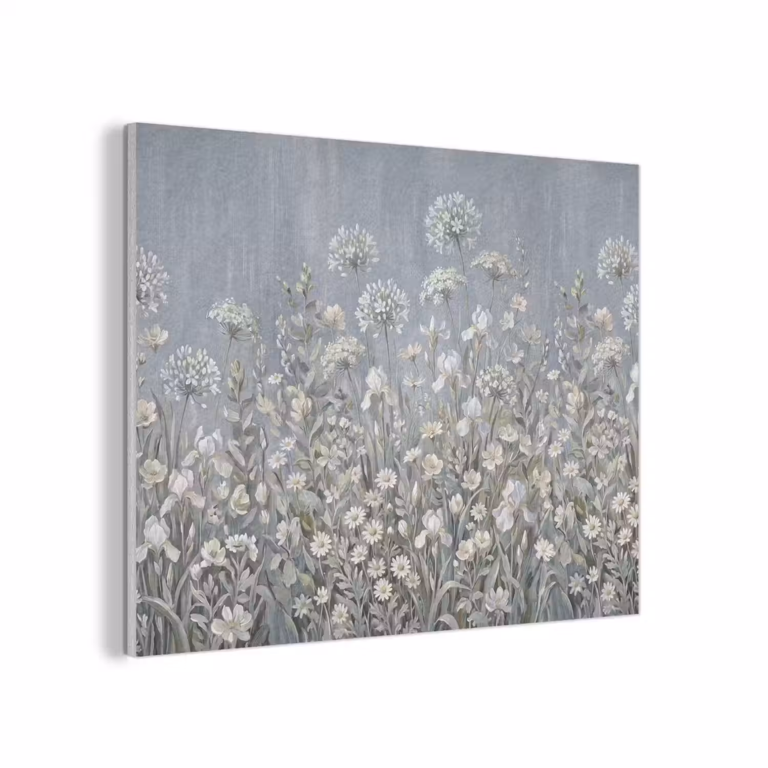 Bloemen - Botanisch - Blauw PET vilt klein -3d