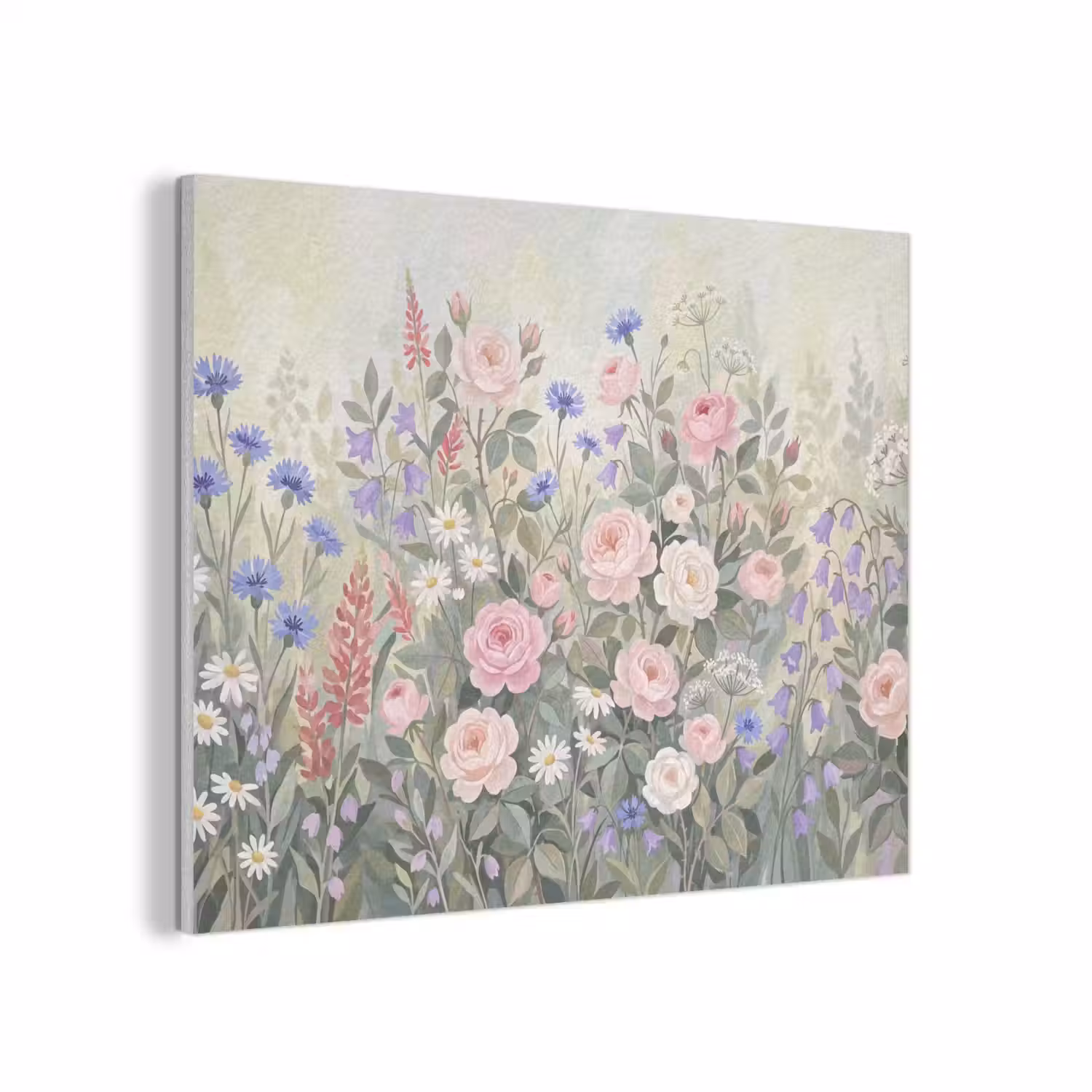 Bloemen - Tuin - Natuur - Kleurrijk PET vilt klein -3d