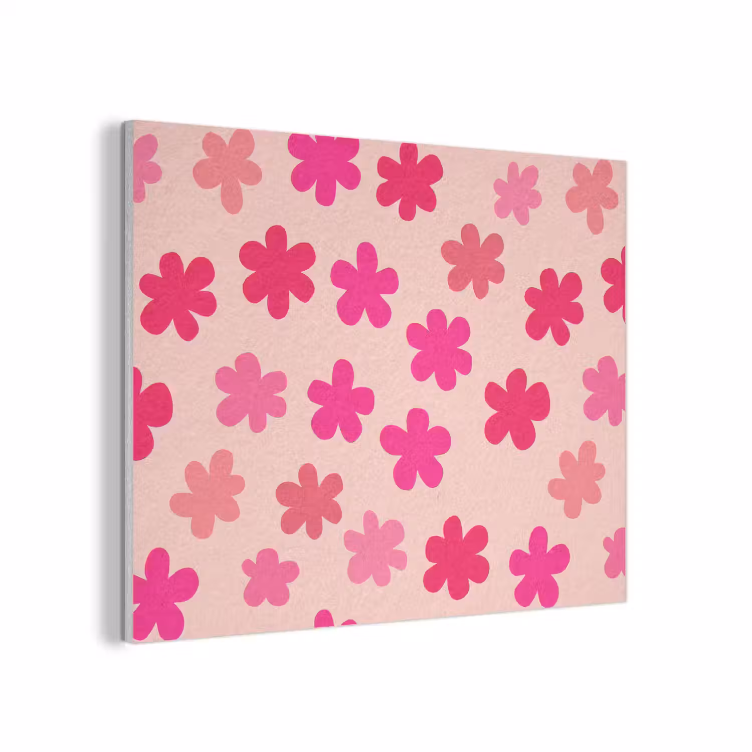 Bloemen - Patroon - Roze PET vilt klein -3d