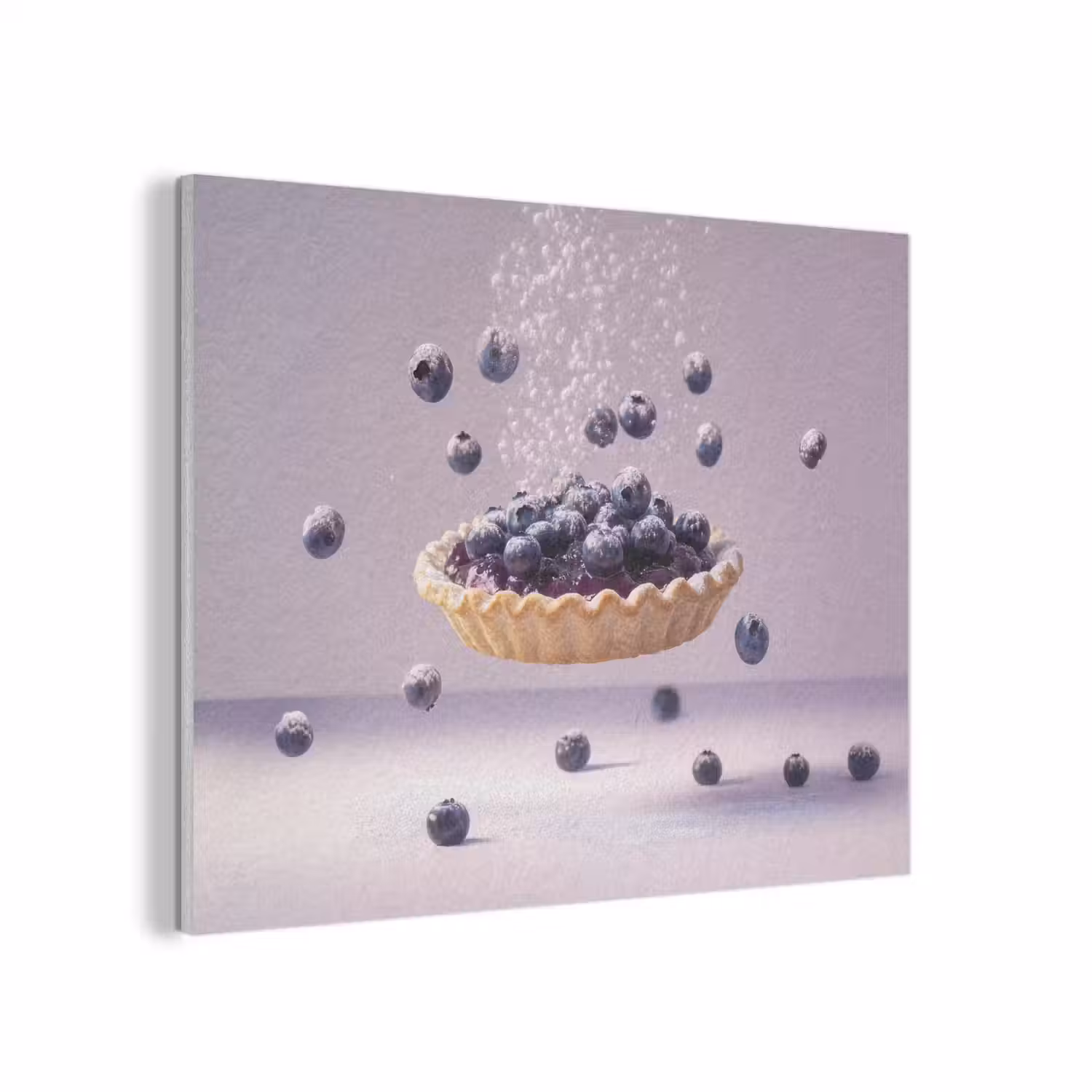 Eten - Taart - Bessen - Blauw PET vilt klein -3d