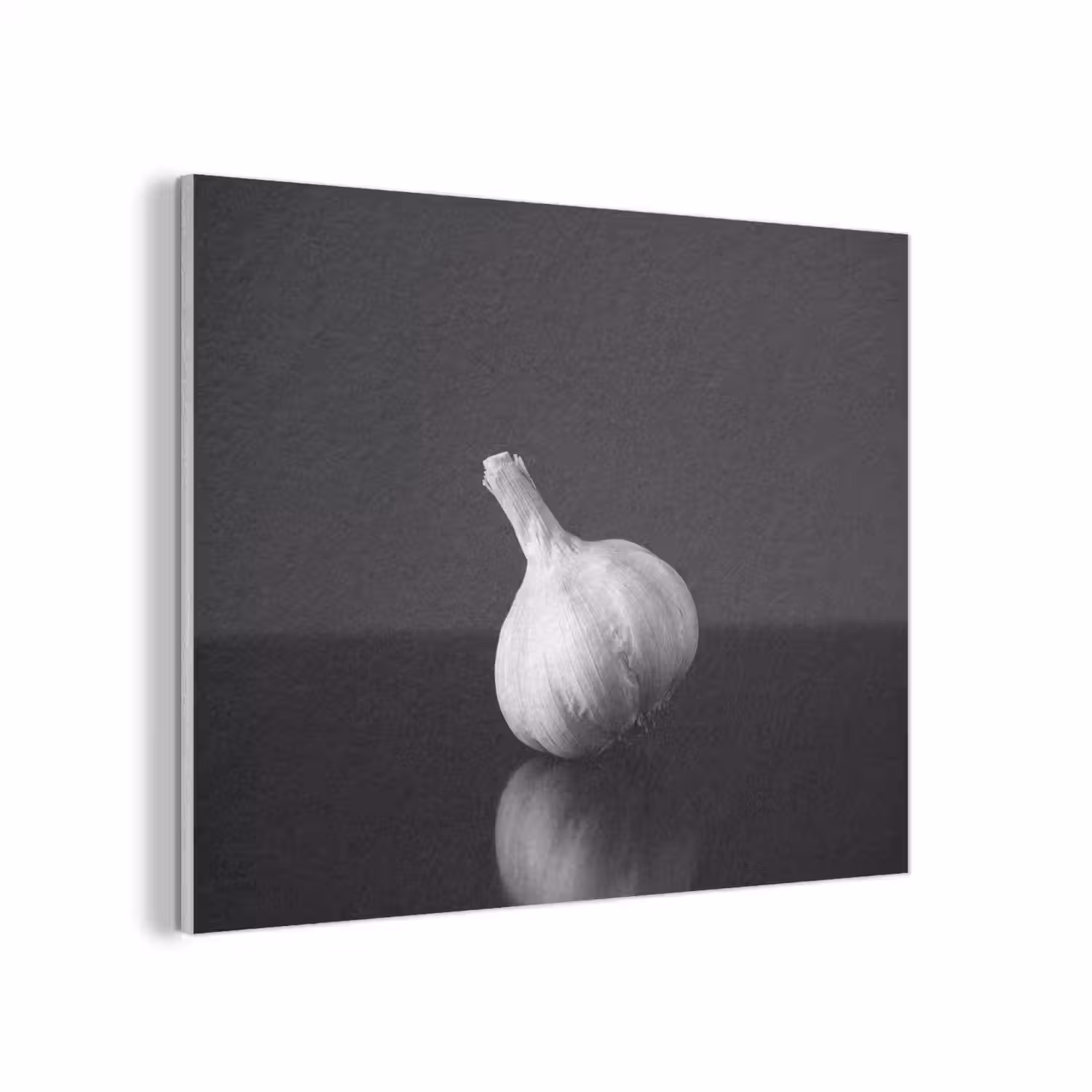 Knoflook - Zwart - Wit PET vilt klein -3d