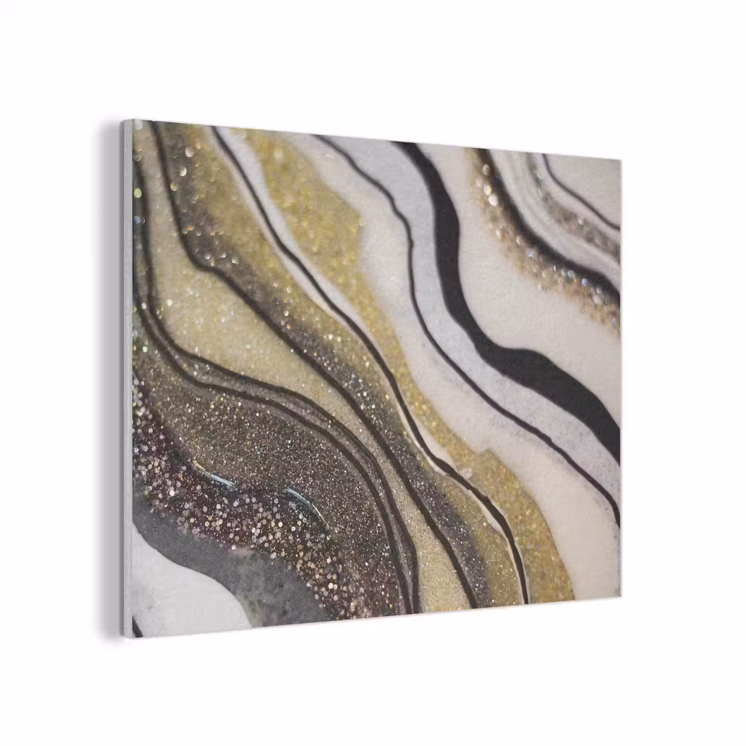 Edelsteen - Abstract - Marmer - Natuur PET vilt klein -3d