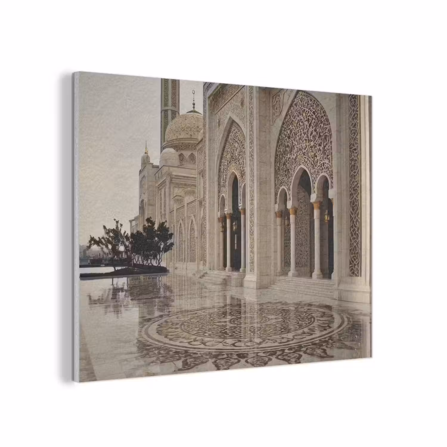 Gouden details - Marmer - Grote bogen PET vilt klein -3d