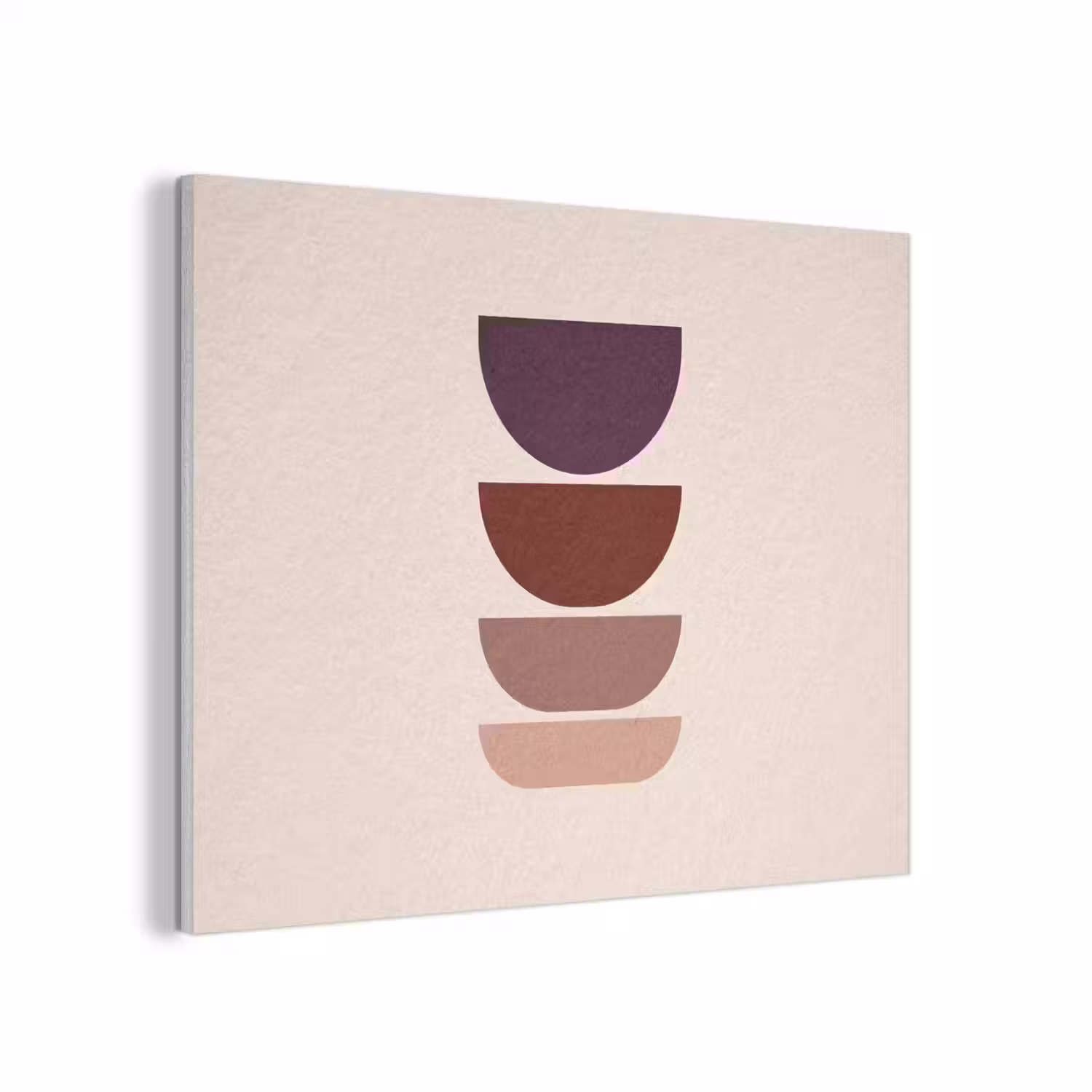 Harmonieus - Symmetrisch - Rood PET vilt klein -3d