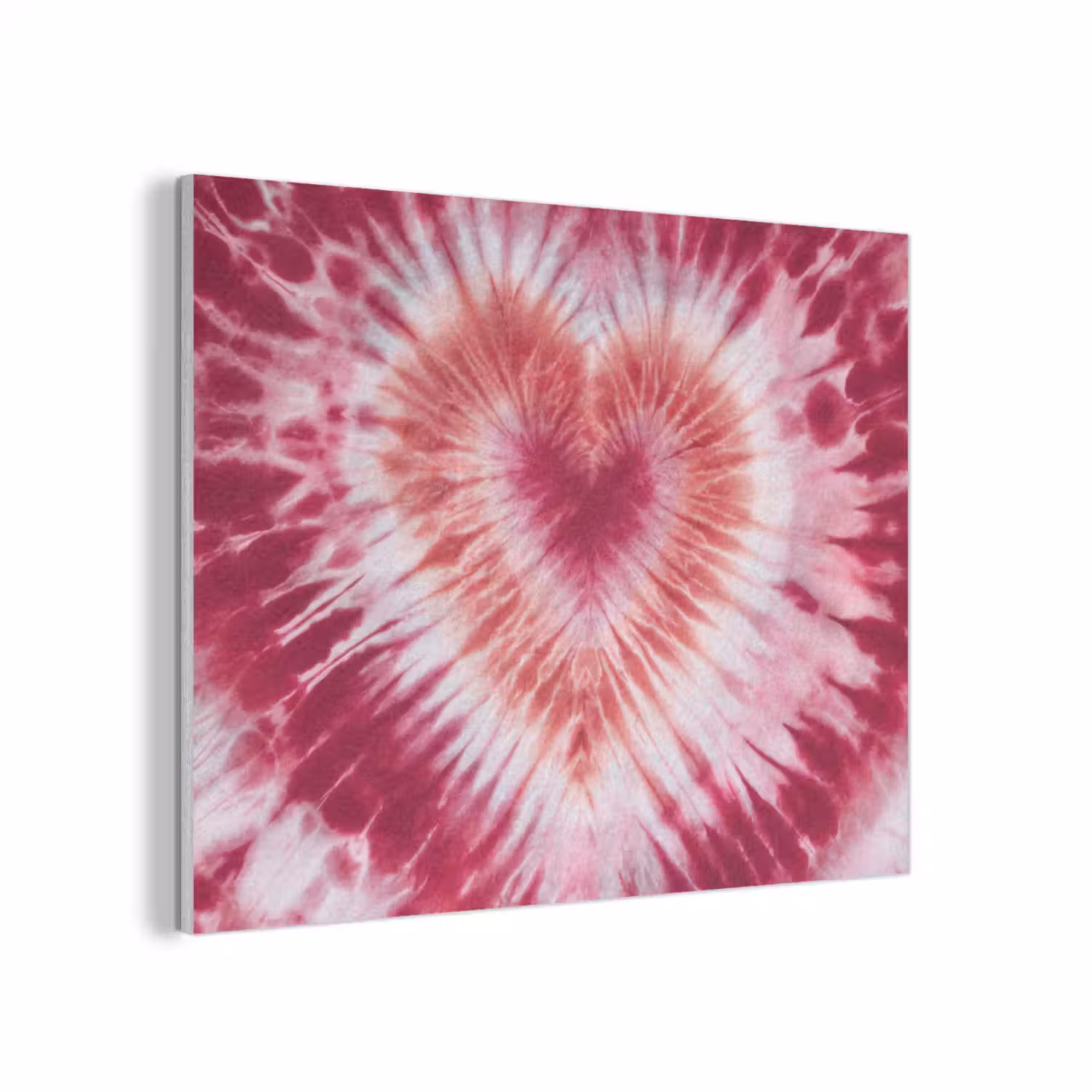 Hartvorm - Roze - Tie dye PET vilt klein -3d