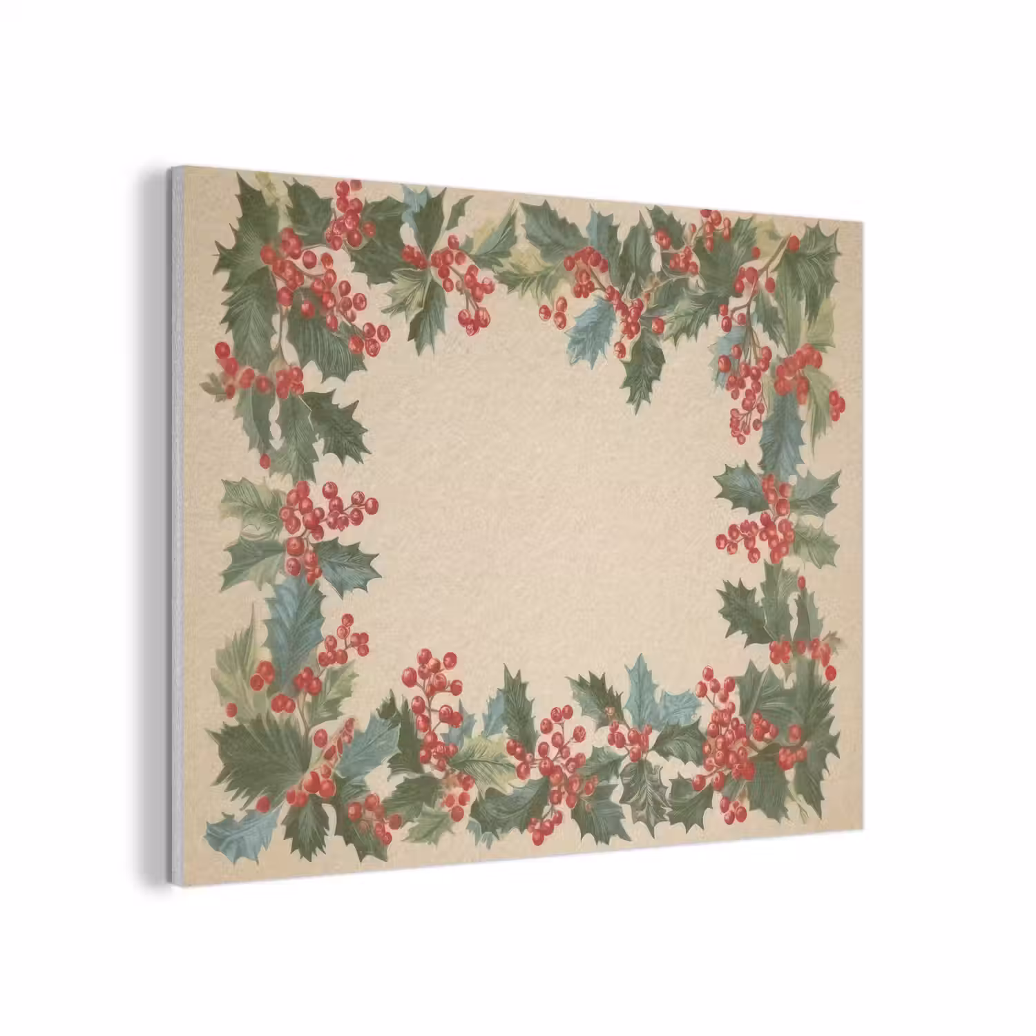 Hulstrand - Bessen - Beige PET vilt klein -3d