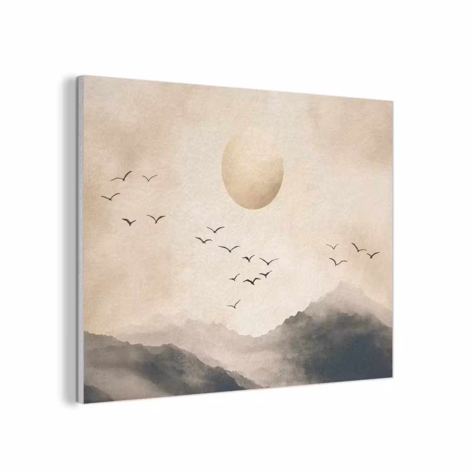 Landschap - Japandi - vogel PET vilt klein -3d