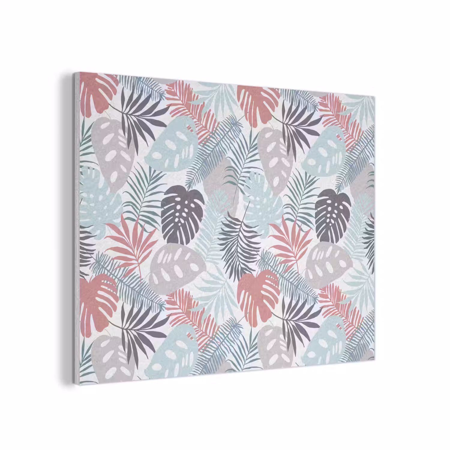Bladeren - Jungle - Pastel - Tropisch PET vilt klein -3d