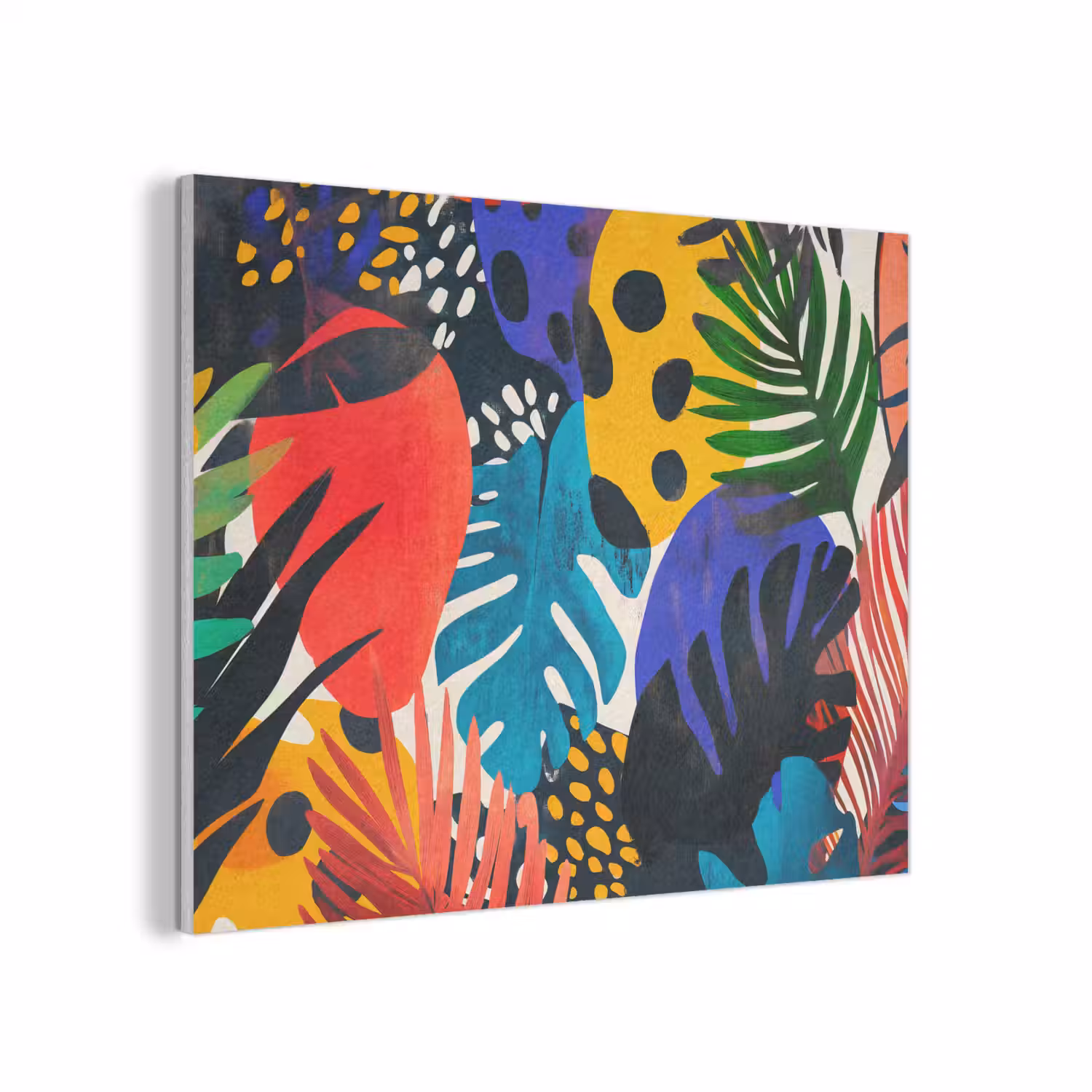 Bladeren - Vormen - Abstract - Kleurrijk PET vilt klein -3d