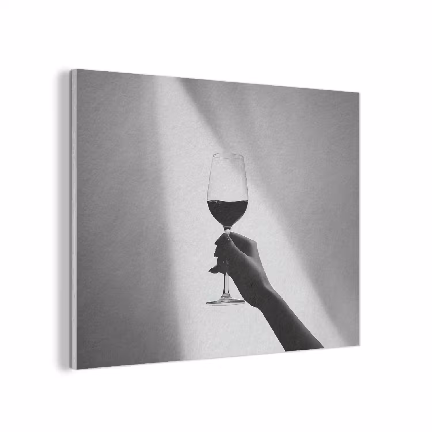 Lichtinval - Wijn - Rood - Glas PET vilt klein -3d