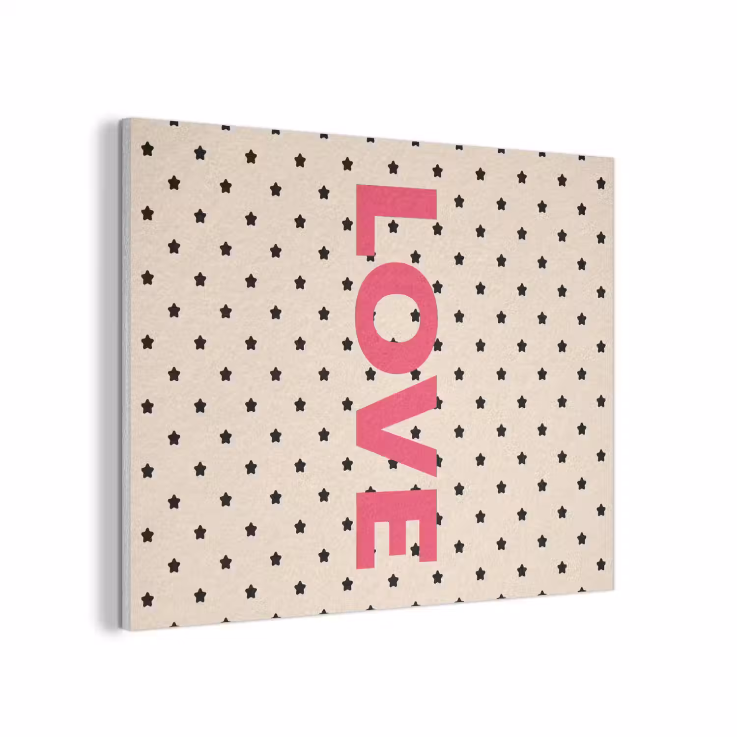Love - Stippen - Roze PET vilt klein -3d
